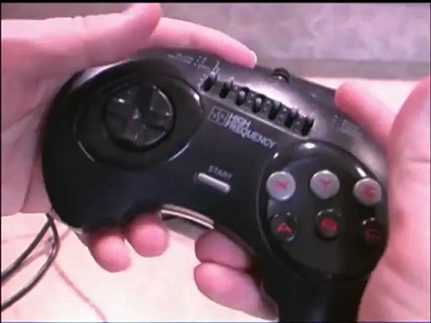 Classic Game Room - SEGA GENESIS HIGH FREQUENCY controller review