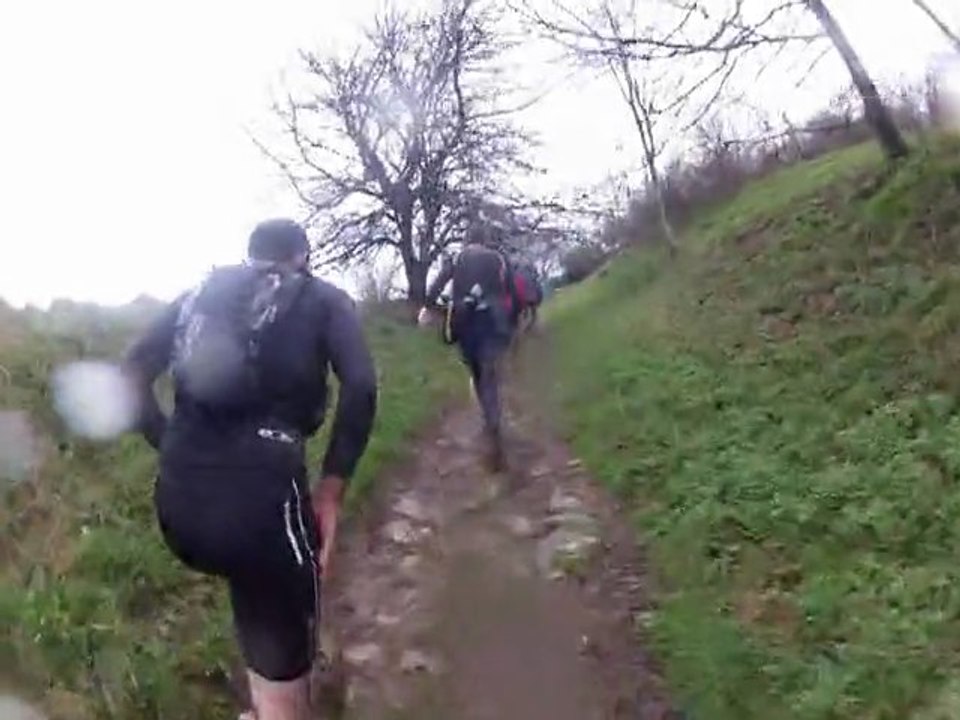 Trail des Citadelles 2012 : Montée / Descente Montsegur