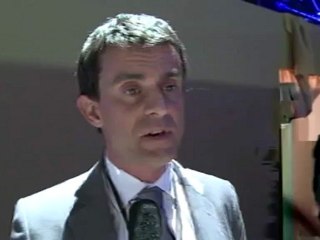 Manuel Valls avant le meeting de Rennes