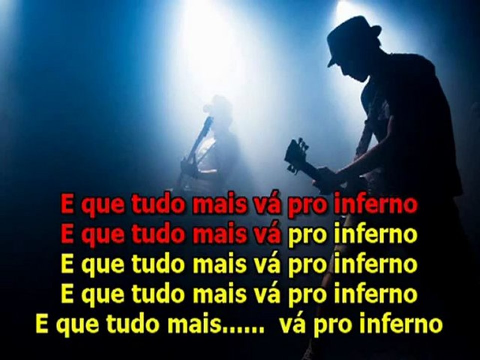 Karaoke Roberto Carlos - Quero Que Va Tudo Pro Inferno karaoke