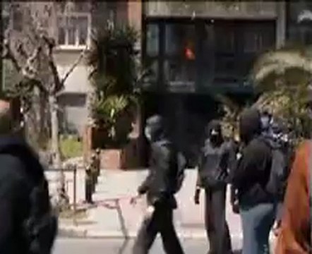 Athens,Greece riots before the crisis