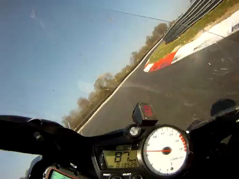 Roulage Moto au Vigeant - Vue avant