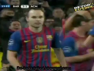 Barcelona 3 - 1 Milan   Champions 4tos de final   DeTodoFutbol -