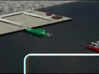 Deniz içine rüzgar gülü montajı