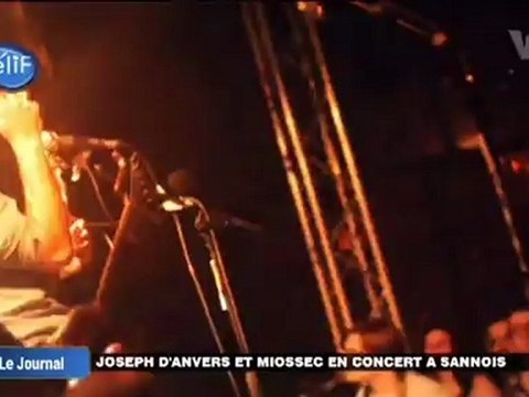 Joseph d’Anvers et Miossec en concert à Sannois