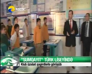 Futbolcular Sumqayit Turk liseyinde_XezerTV