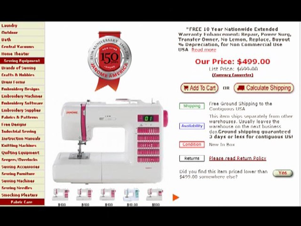 Janome Review Part 1