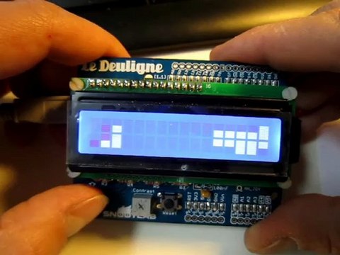 Tribute to Tetris using Snootlab Deuligne on an Arduino