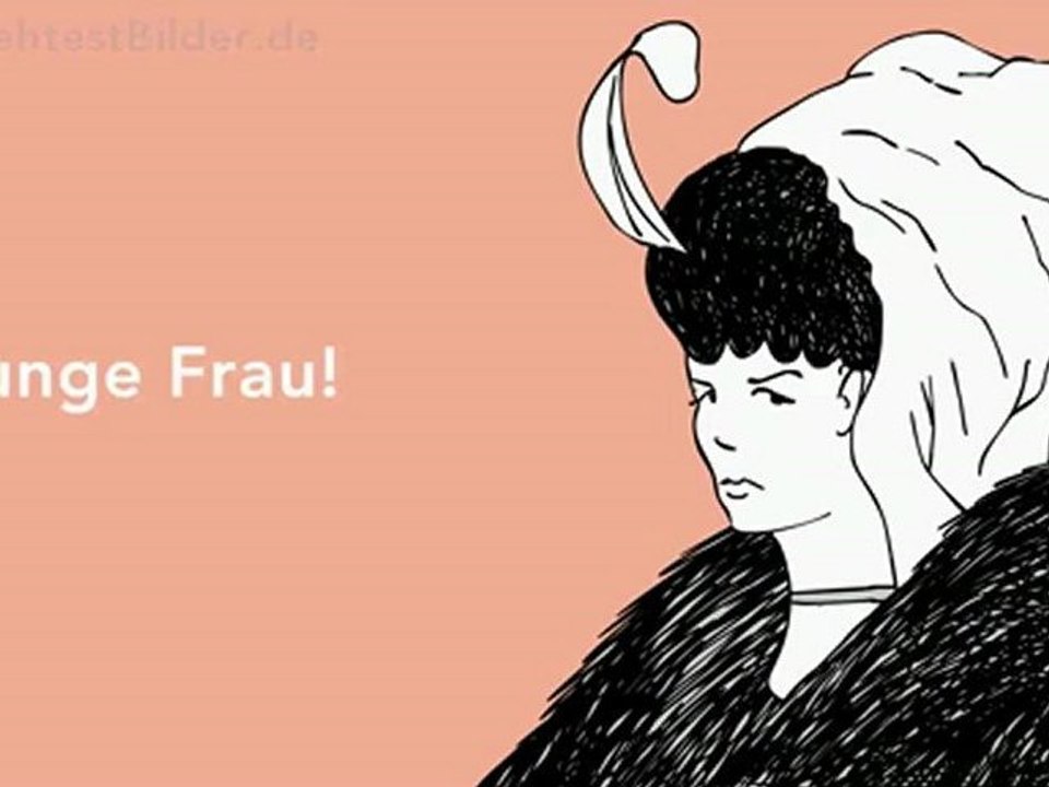 Optische Täuschung Junge Oder Alte Frau