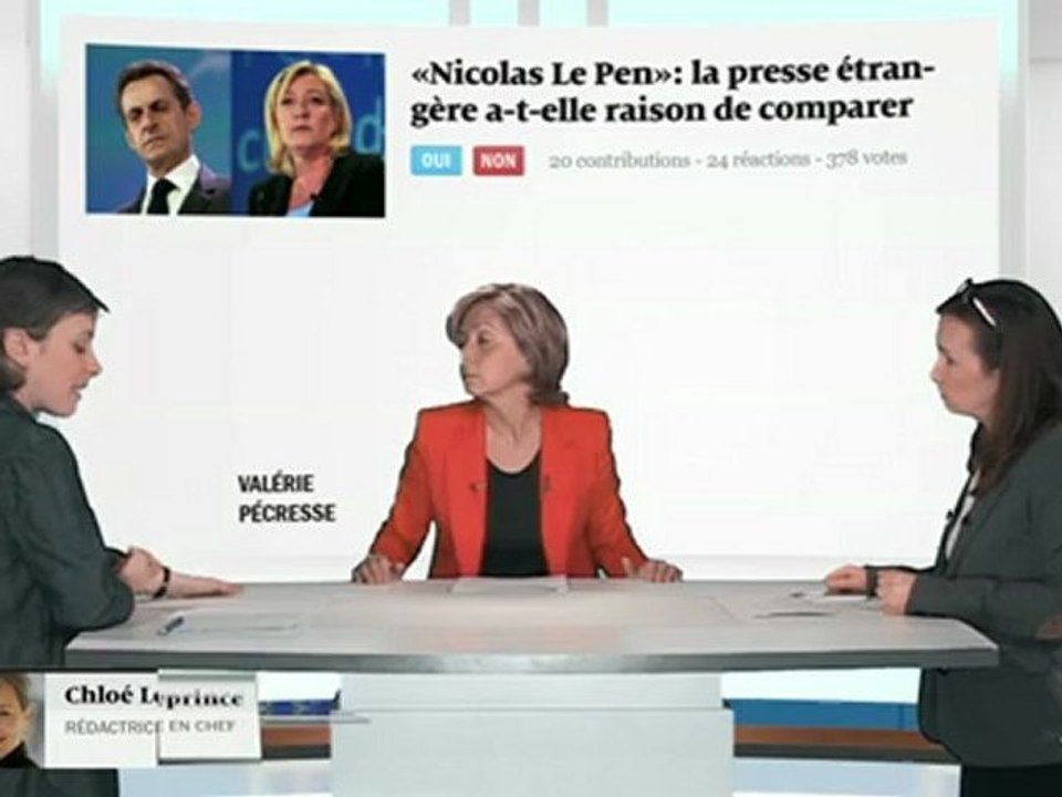 Valérie Pécresse : "Marine Le Pen prospère sur les non-dits"