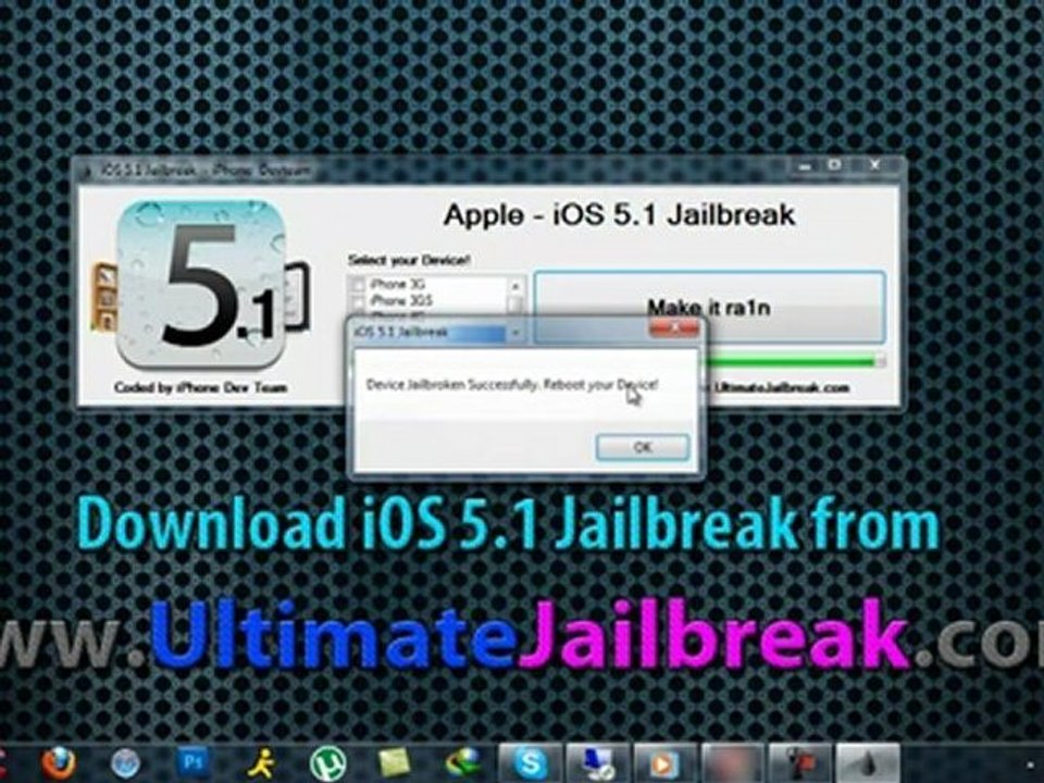 Jailbreak (Windows-Mac) iOS 5.1 iPod Touch | iPhone 4 3GS | iPad 2 Untethered