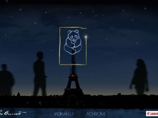 Earth Hour 2012 - Animation light painting