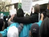 فري برس دمشق حي الميدان الثائر مظاهرة رائعة في ساحة عصفور 4 4 2012