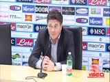 Napoli - Walter Mazzarri sottolinea le difficoltà della squadra (04.04.12)