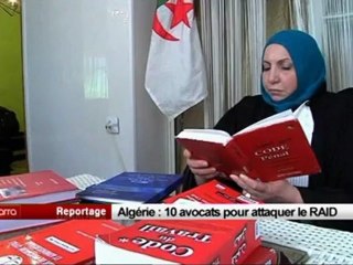 Algérie, 10 avocats pour attaquer le RAID