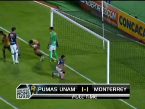CONCACAF Champions: Pumas 1 - 1 Monterrey