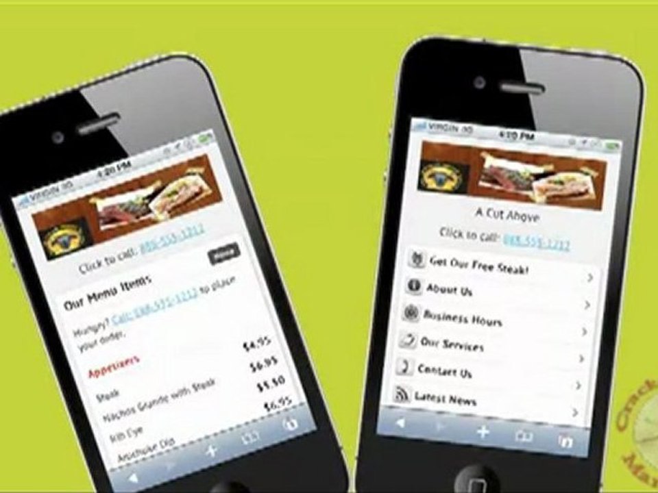 Mobile Website For Restaurants