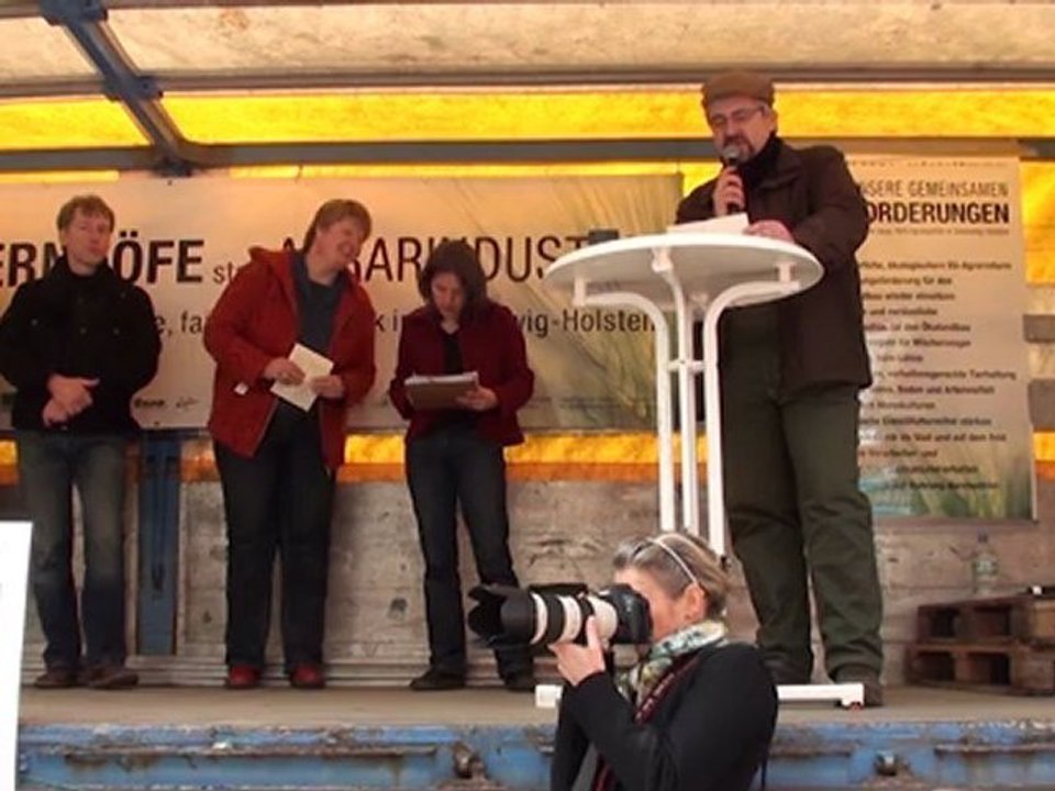 PROVIEH Demo 'Bauernhöfe statt Agrarindustrie' 21. März '12