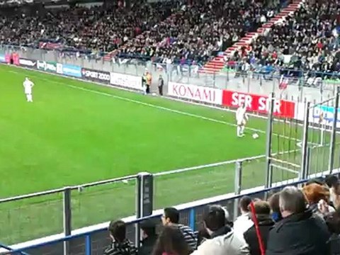 But de l'équipe de France face aux Pays de Galles