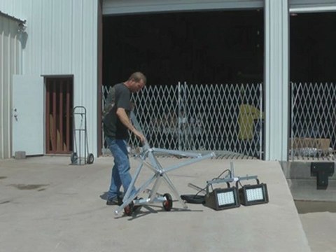 Hazardous Location Lighting - 300 Watts - 60 LEDS - Tripod Mount - 100 ft cord - Class 1, Division 2