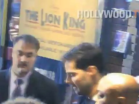 Ricky Martin spotted at Evita at The Marquis Theatre