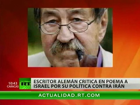(VÍDEO) El Nobel de Literatura Günter Grass ataca con sus versos a Israel – RT