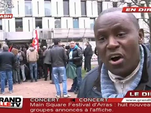 Sans Papiers : De la manif à l'Expulsion (Lille)