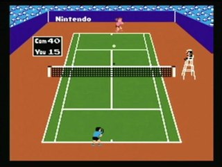 CGRundertow TENNIS & PINBALL for NES Video Game Review
