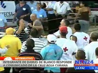 Integrante de las Damas de Blanco habla sobre la decisión de la Cruz Roja de despedir a camillero