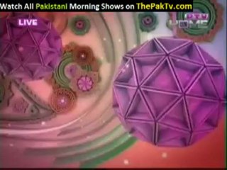 Noor Morning Show By PTV Home - 6th April 2012 - Part 1/4