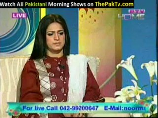 Noor Morning Show By PTV Home - 6th April 2012 - Part 2/4