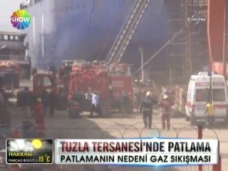 Tuzla tersanesinde patlama - 05 nisan 2012