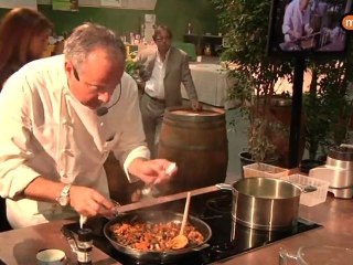 Une soupe d'escargots aux orties sauvages...