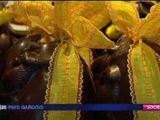 Les chocolats de Pâques reportage à Sommières