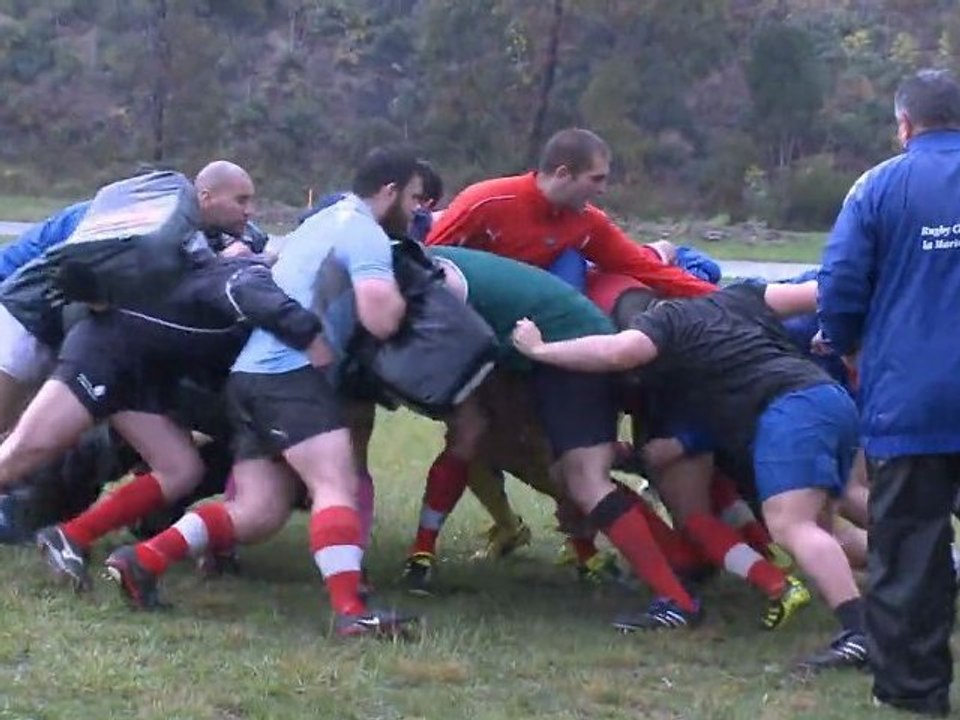 Entrainement Rugby Club Marine Nationale vs Royal Navy  pour le 11 avril 2012 Stade Mayol