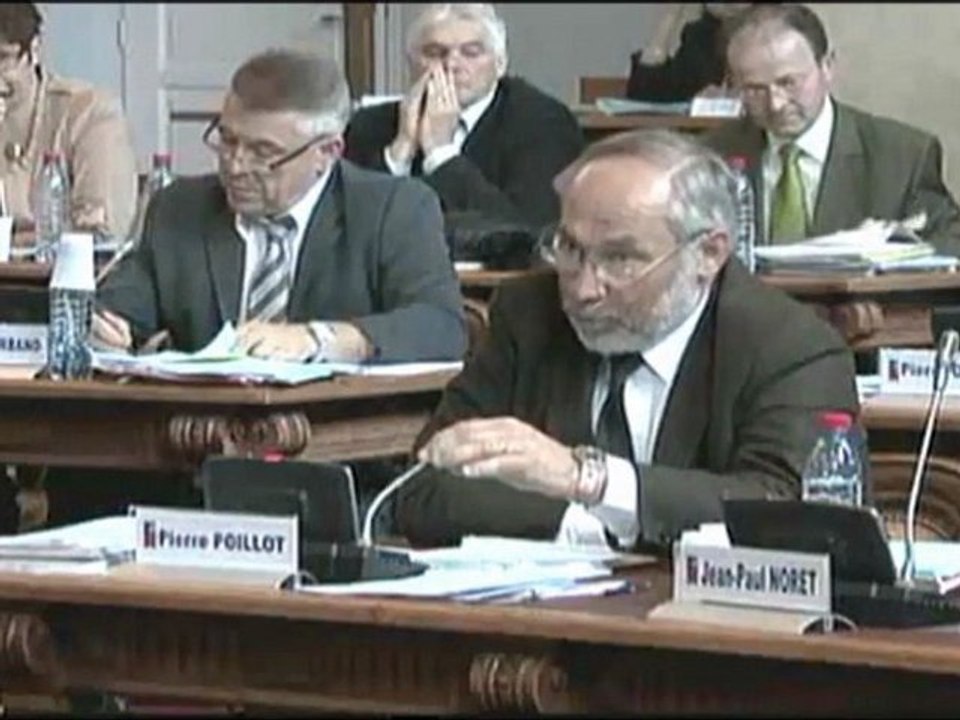 Financement des Agences de l'eau. Interventions de  Pierre POILLOT, Robert GRIMPRET et Pierre Alexandre PRIVOLT