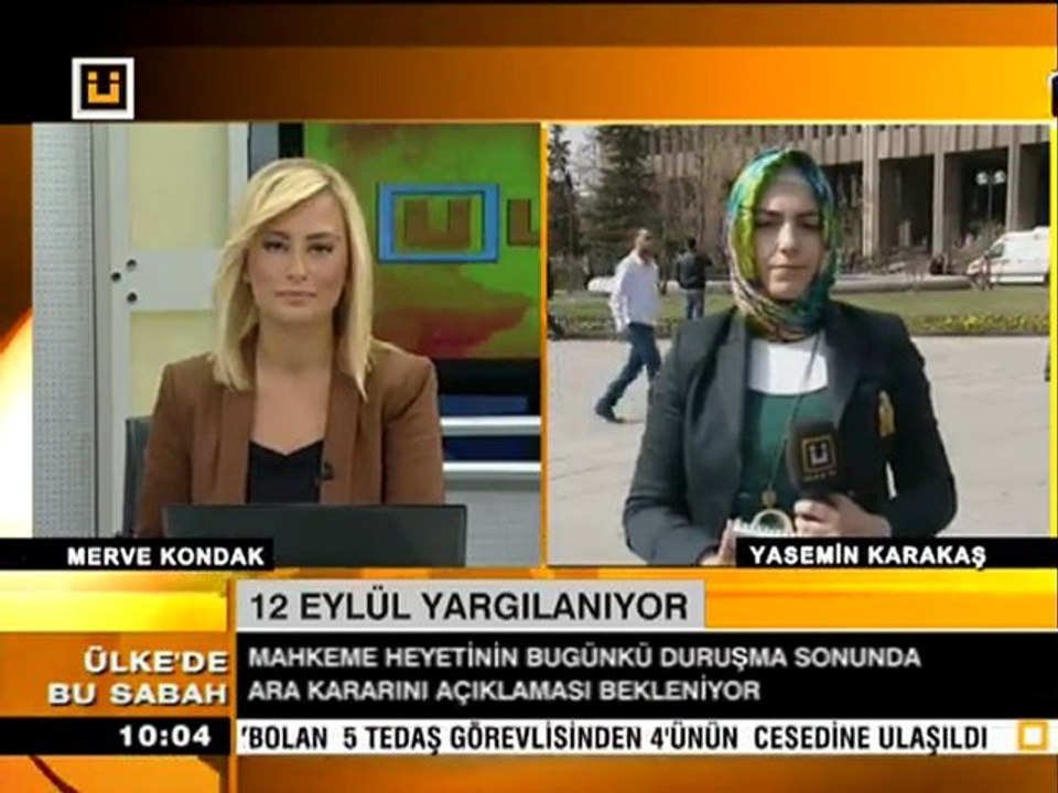 6 Nisan 2012 Yasemin KARAKAŞ ülke tv Ankara Gündemi ni anlatıyor