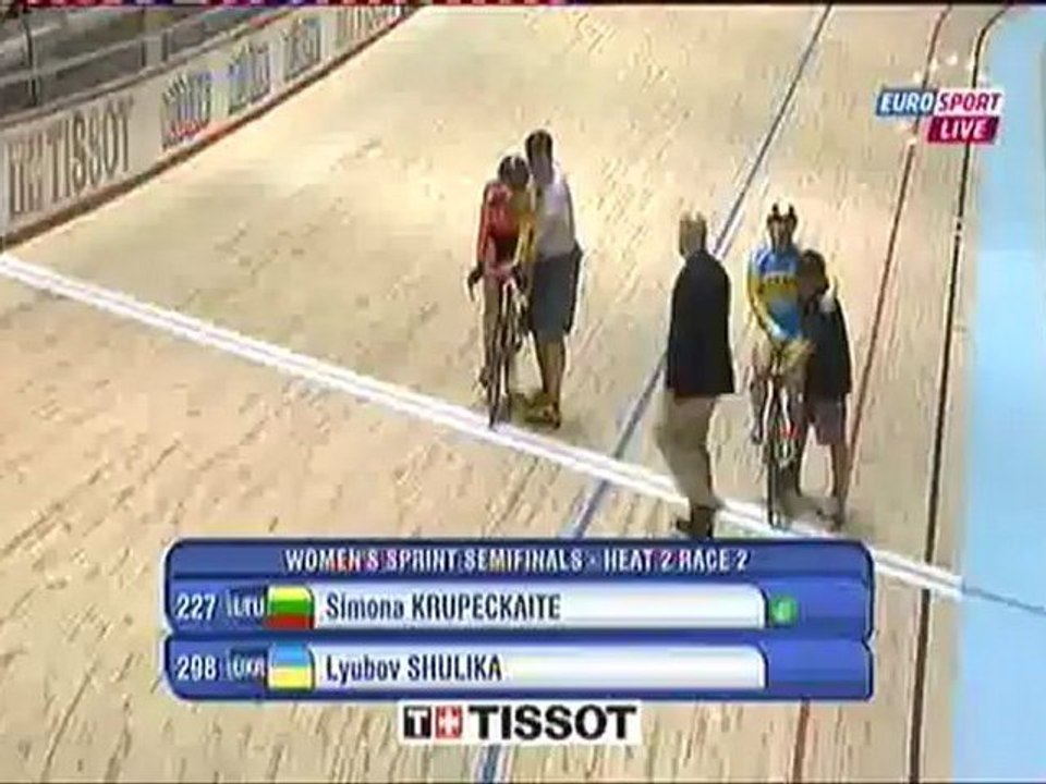 Mondiaux sur piste 2012 vitesse dame demi-finale