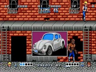 Double Dragon (Sega Genesis) - Mission 1