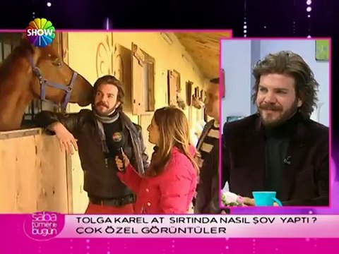 Tolga Karel at sırtında nasıl şov yaptı