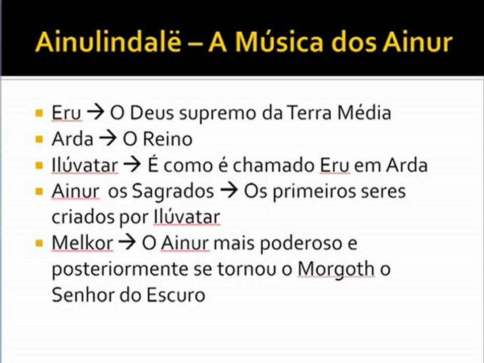 O Silmarillion #1
