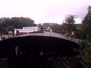 WMSR 734 Crosses Ridgeley Street