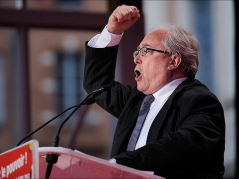 Discours de Christian Piquet place du Capitole