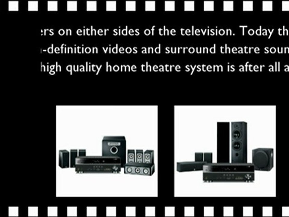 Home Theatre Systems for a Better Audio-Visual Experience