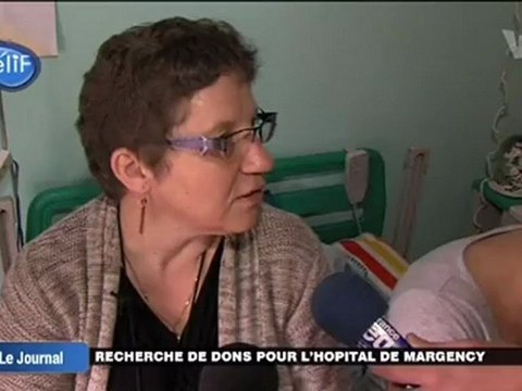 Recherche de dons pour l’hôpital de Margency