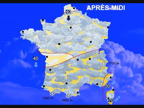 Météo 7 avril 2012: Prévisions pour Pâques et la semaine prochaine: variable, pluie et orages !