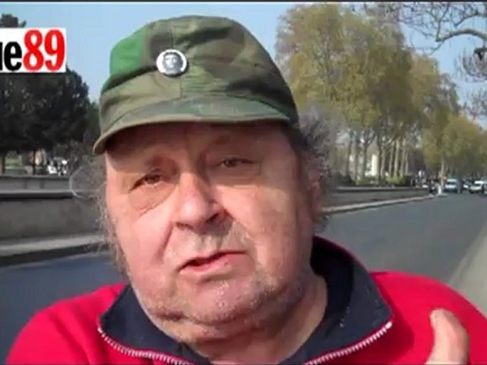 Raynald, solidaire des métallos d'Arcelor Mittal