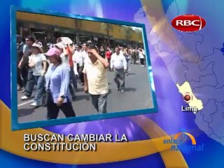 Frente Nacional Unitario exige kit electoral para consultar cambio de Constitucion del Peru