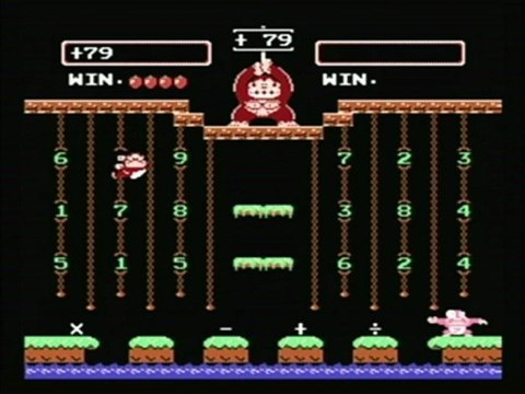 CGRundertow DONKEY KONG JR. MATH for NES Video Game Review