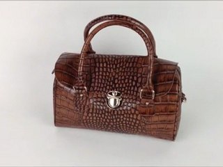 Leather Satchel Handbag